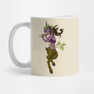 Dancing Female Satyr Playing Flute Girl MONSTER GIRLS Series I Mug